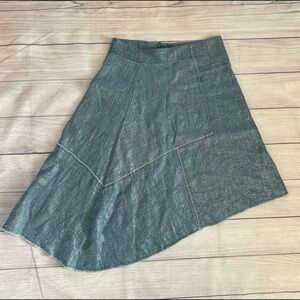 Pilcro and the Letterpress Chambray Skirt